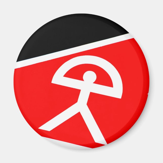 Aimant Homme Indalo de la région d'Almeria en Espagne (Devant)