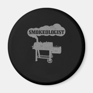 Aimant Homme Smokeologiste BBQ Grilling Chef Fumeur Funny