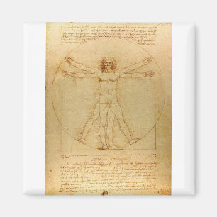 Aimant Homme vitruvien par Leonardo da Vinci