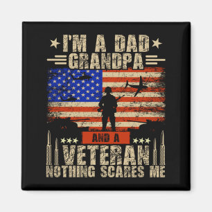 Aimant Hommes 4 juillet _ Drapeau des États-Unis _ Un pap
