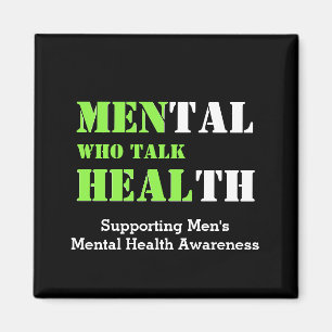 Aimant HOMMES DE LA Santé Mentale QUI PARLENT GUÉRIR Cust