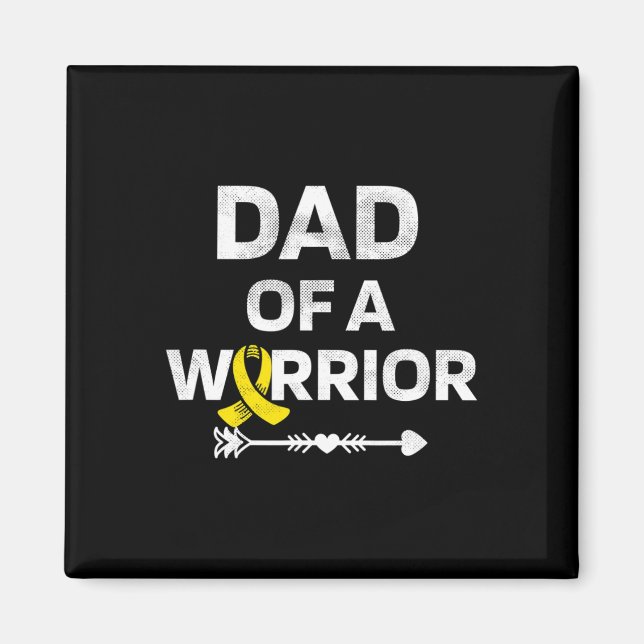 Aimant Hommes Papa D'Un Guerrier Sensibiliser L'Enfance P (Devant)