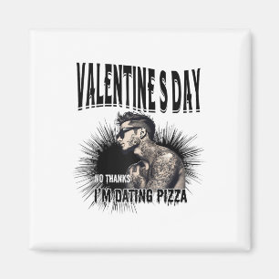 Aimant Hommes pour anti-Valentine's Day Enked Man Tattooe