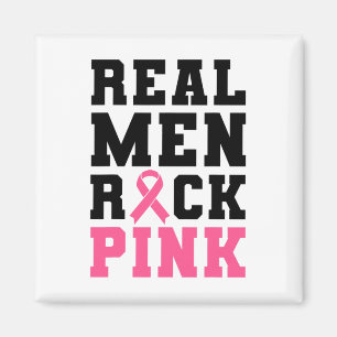 Aimant Hommes Rock Rose Sensibilisation au cancer du sein