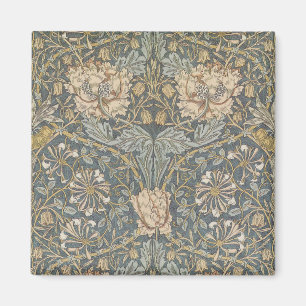 Aimant Honeysuckie par William Morris, Vintage Flowers Ar