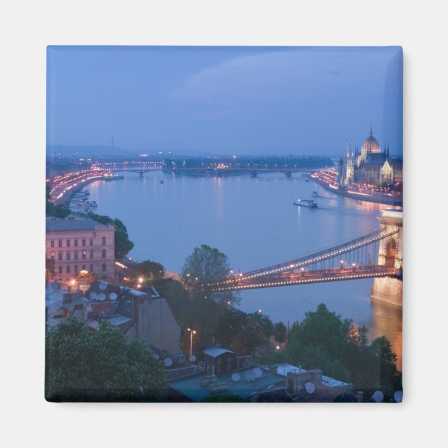 Aimant HONGRIE, Budapest : Pont Szechenyi (à chaînes), 2 (Devant)