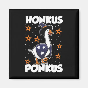 Aimant Honkus Ponkus Funny Halloween Sorcière mignonne Oi