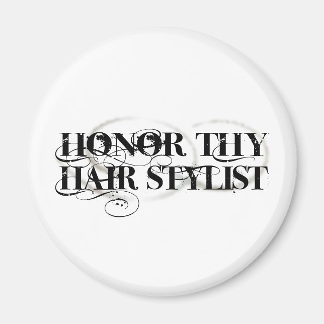 Aimant Honneur à ta liste de cheveux (Devant)
