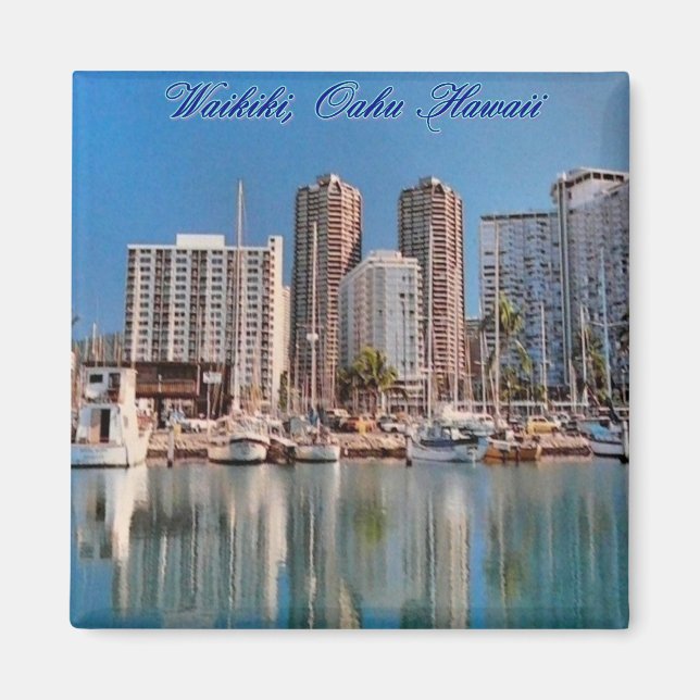 Aimant Honolulu Hawaii (Devant)