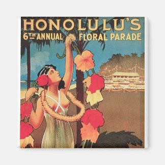 Aimant Honolulu, Hawaii 6e Parade florale annuelle 1911