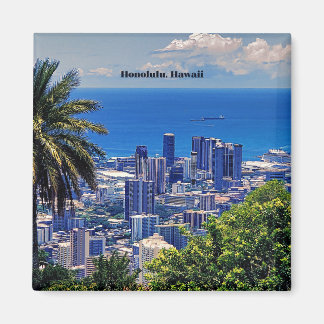 Aimant Honolulu, Hawaii paysage urbain pittoresque