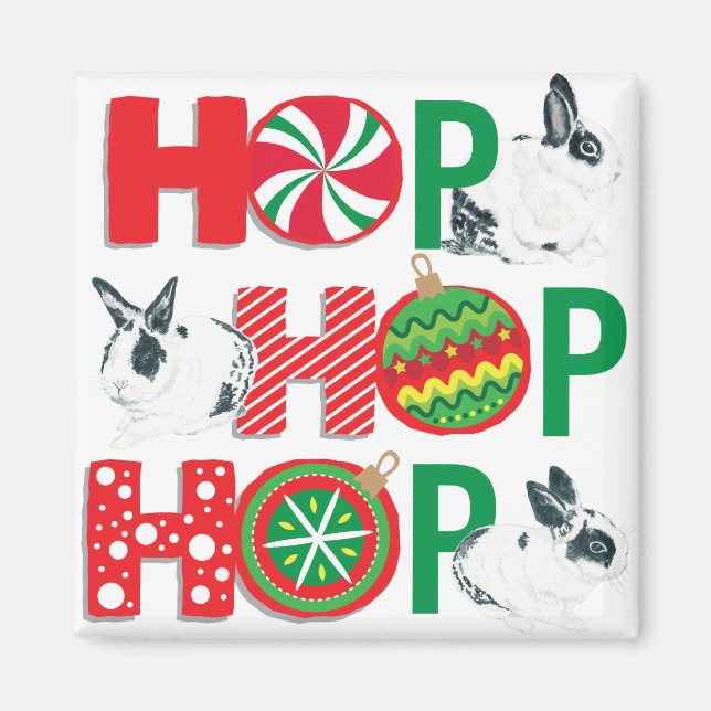 Aimant HOP de Noël Marlon Bundo (Devant)