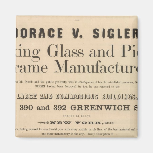 Aimant Horace V Sigler (Devant)