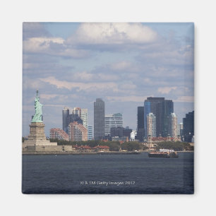 Aimant Horizon avec la statue de la liberté