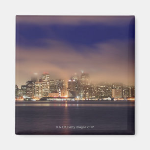 Aimant Horizon de San Francisco en brouillard la nuit