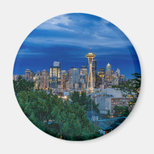 Aimant Horizon de Seattle au crépuscule