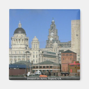 Aimant Horizon de ville de Liverpool, Angleterre, R-U