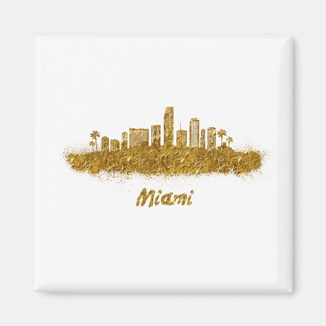 Aimant horizon miami oro (Devant)
