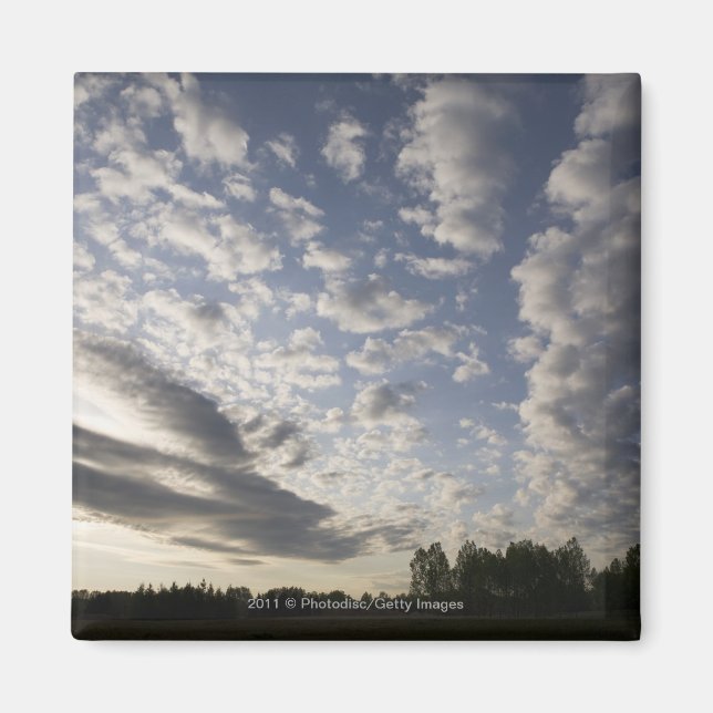 Aimant Horizon Sky avec nuages (Devant)