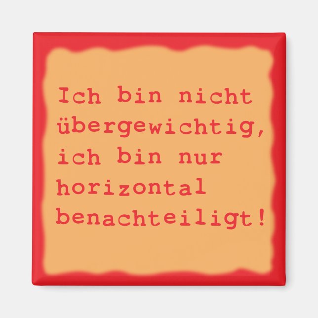 Aimant horizontalement (Devant)