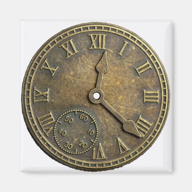 Aimant Horloge à vapeur (Devant)