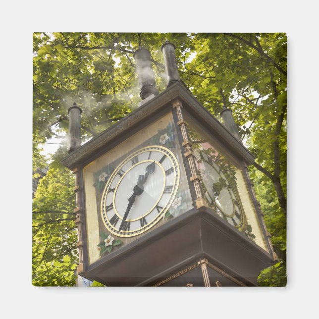 Aimant Horloge à vapeur dans le quartier de Gastown (Devant)