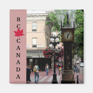 Aimant Horloge de vapeur, Gastown, AVANT JÉSUS CHRIST