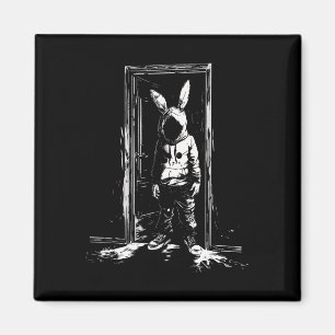 Aimant Horreur Lapin Masque Homme Rabbit Alt Goth Slasher