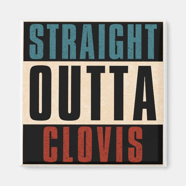 Aimant Hors ligne Clovis California CA (Devant)
