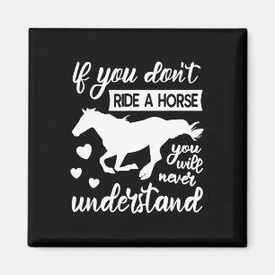 Aimant Horse Citation Horsemanship Horseback équitation E