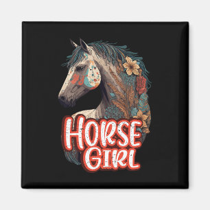 Aimant Horse Girl Equestria Portrait Western Horseback R