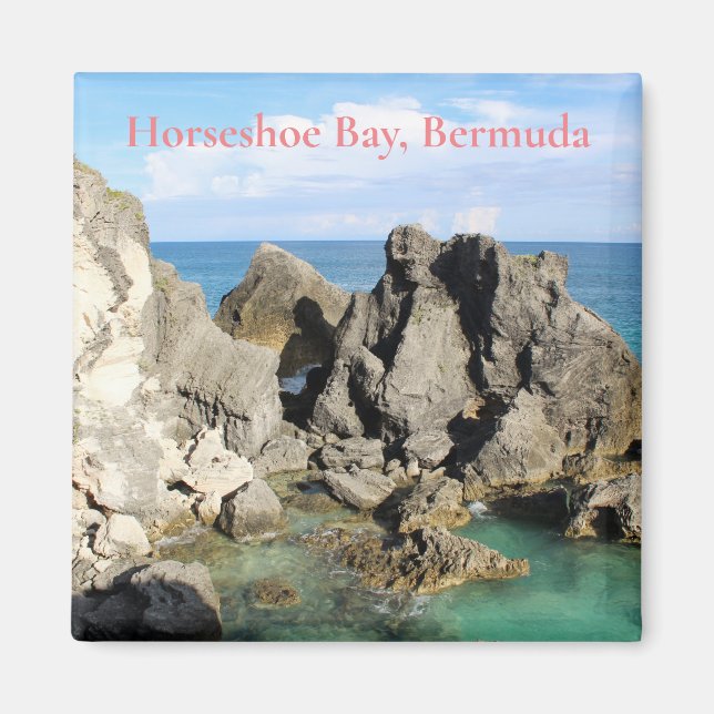 Aimant Horseshoe Bay Bermudes (Devant)