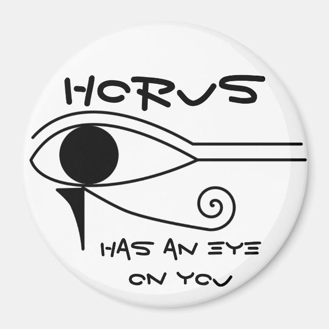 Aimant Horus a un oeil sur toi (Devant)