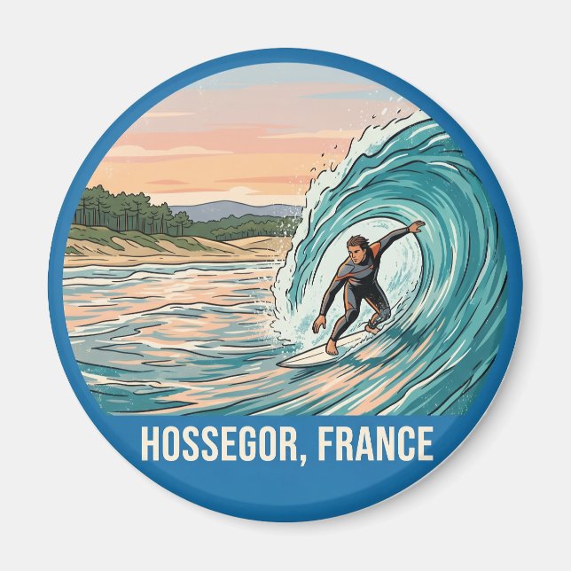 Aimant Hossegor France (Devant)