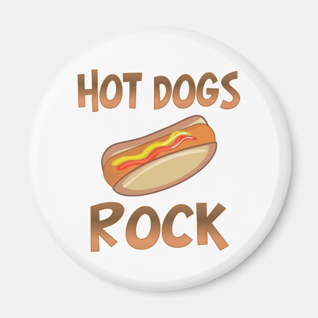 Aimant Hot Dogs Rock (Devant)