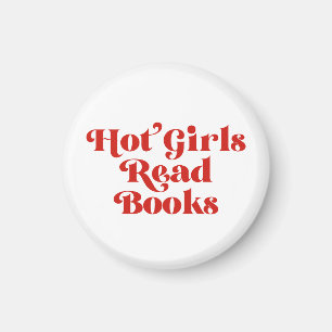 Aimant Hot Girls Lire des livres