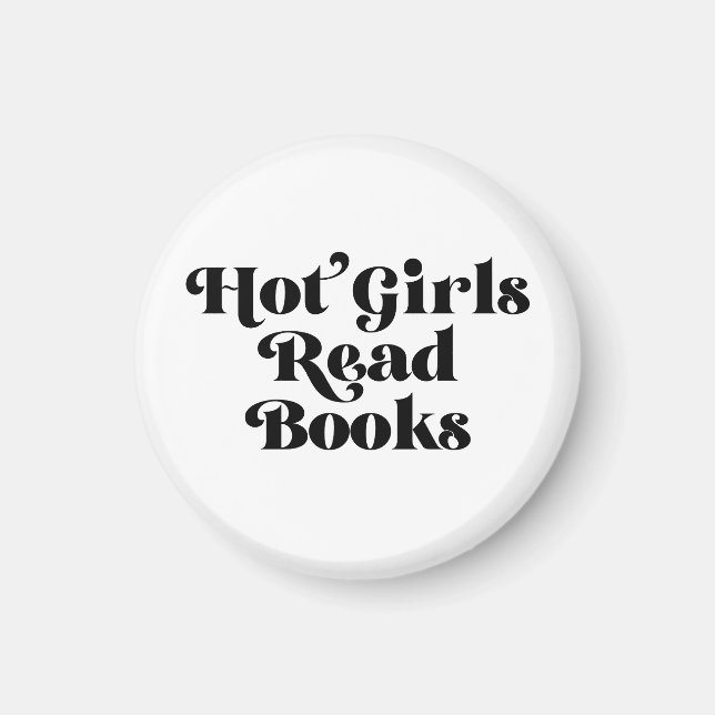 Aimant Hot Girls Lire des livres (Devant)
