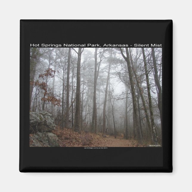 Aimant Hot Springs National Park, AR Cadeaux Brume Silenc (Devant)
