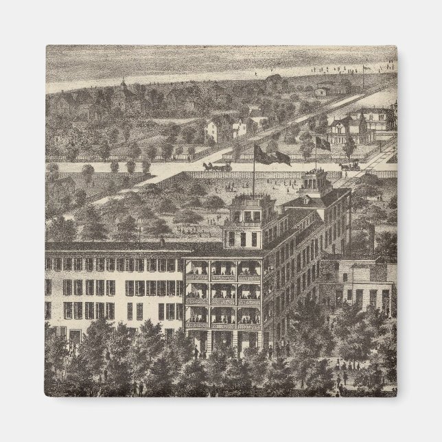 Aimant Hôtel aux États-Unis, Atlantic City, NJ (Devant)