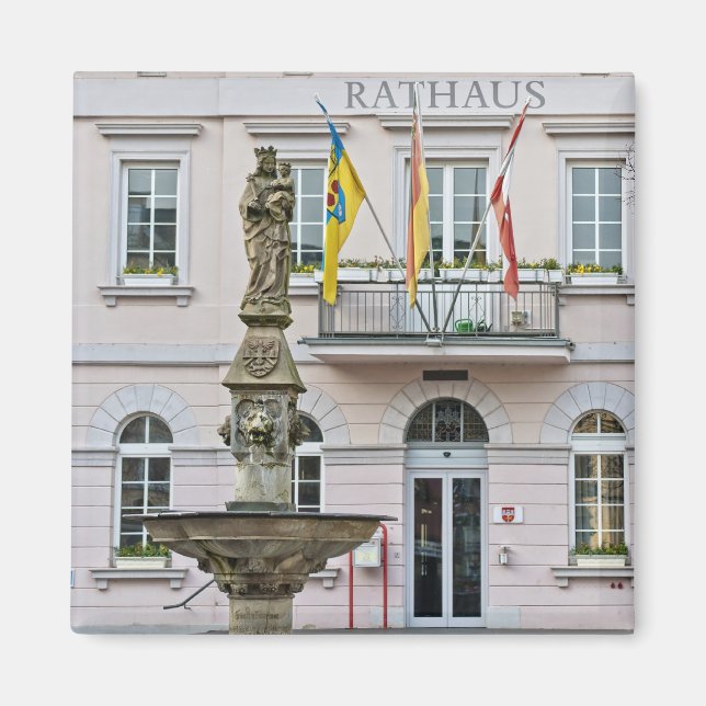 Aimant Hôtel de ville à Remagen, Allemagne (Devant)