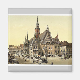 Aimant Hôtel de ville de l'est, Breslau, Silésie,