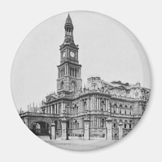 Aimant Hôtel de ville de Sydney vintage Photographie c189