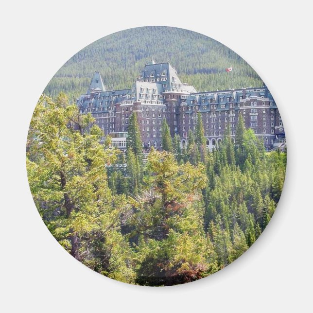 Aimant Hôtel Fairmont Banff Springs À Banff Canada (Devant)
