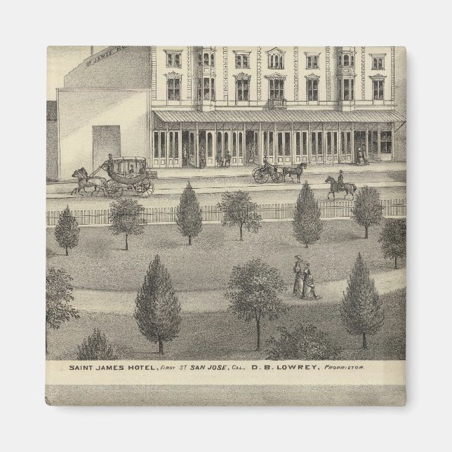 Aimant Hôtel St James, résidence (Devant)