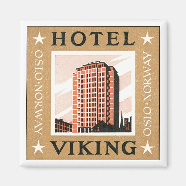 Aimant Hôtel Viking, Oslo Norvège (Devant)