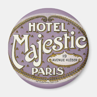 Aimant Hôtel vintage Paris, France