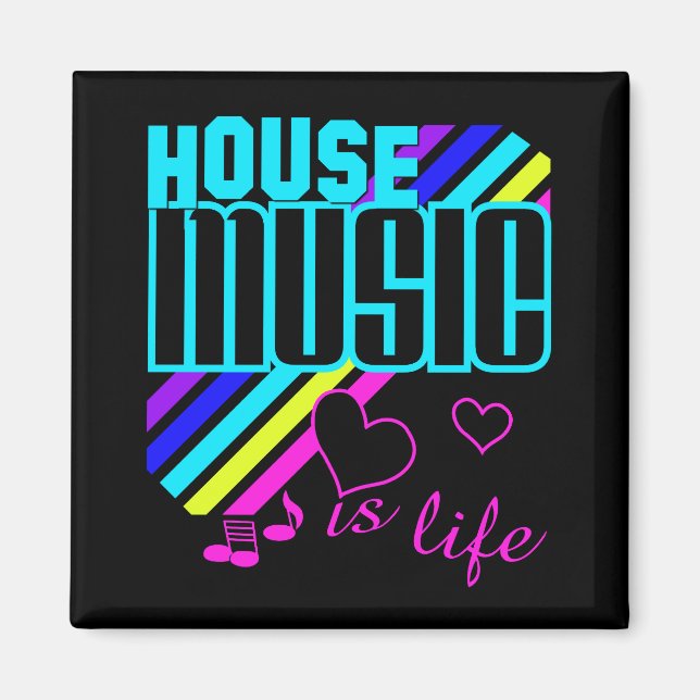 Aimant House Music (Devant)