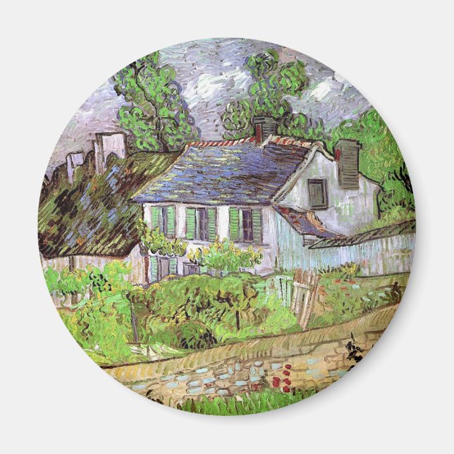 Aimant Houses à Auvers, Vincent van Gogh. (Devant)