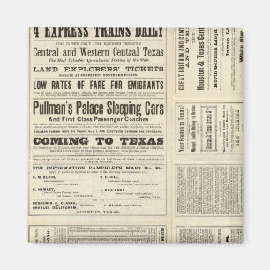 Aimant Houston et Texas Central Railway par le Texas