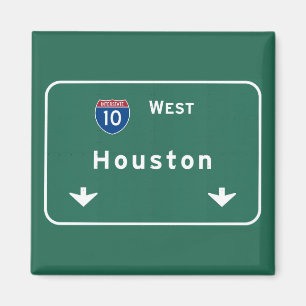 Aimant Houston Texas tx Interstate Highway Freeway Road :
